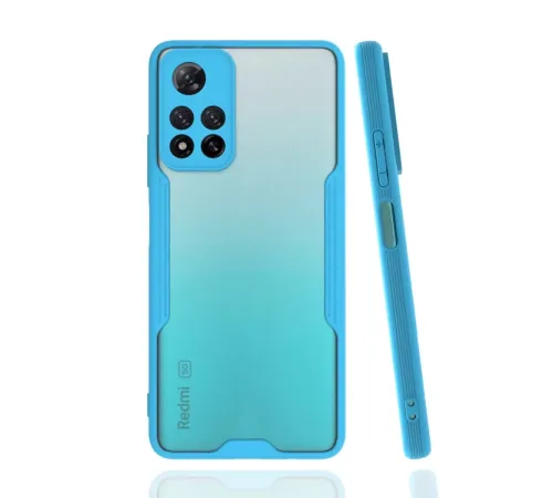 Xiaomi Redmi Note 11 Pro Plus 5G Kılıf Platin Silikon - Mavi