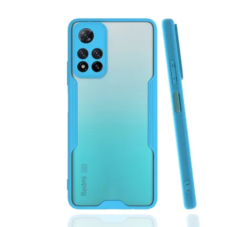 Xiaomi Redmi Note 11 Pro Plus 5G Kılıf Platin Silikon - Mavi