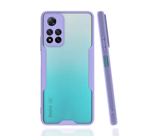 Xiaomi Redmi Note 11 Pro Plus 5G Kılıf Platin Silikon - Lila