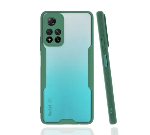 Xiaomi Redmi Note 11 Pro Plus 5G Kılıf Platin Silikon - Yeşil