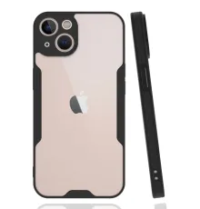 Apple iPhone 14 Plus Kılıf Platin Silikon - Siyah