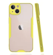 Apple iPhone 14 Plus Kılıf Platin Silikon - Sarı