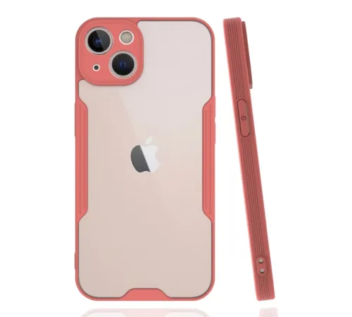 Apple iPhone 14 Plus Kılıf Platin Silikon - Pembe