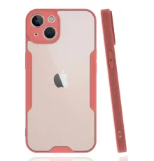 Apple iPhone 14 Plus Kılıf Platin Silikon - Pembe