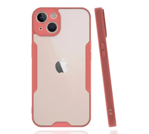 Apple iPhone 14 Plus Kılıf Platin Silikon - Pembe