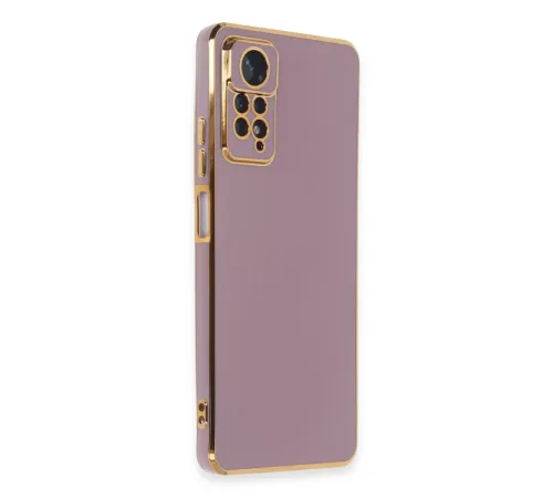 Xiaomi Redmi Note 12 Pro 4G Kılıf Volet Silikon - Mor