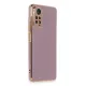 Xiaomi Redmi Note 12 Pro 4G Kılıf Volet Silikon - Mor
