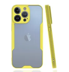 Apple iPhone 14 Pro Kılıf Platin Silikon - Sarı