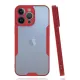 Apple iPhone 14 Pro Kılıf Platin Silikon - Kırmızı