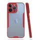 Apple iPhone 14 Pro Kılıf Platin Silikon - Kırmızı