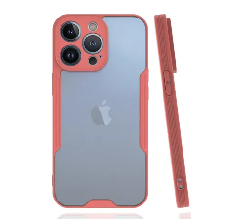 Apple iPhone 14 Pro Kılıf Platin Silikon - Pembe