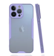 Apple iPhone 14 Pro Kılıf Platin Silikon - Lila