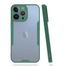 Apple iPhone 14 Pro Kılıf Platin Silikon - Yeşil