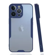 Apple iPhone 14 Pro Max Kılıf Platin Silikon - Lacivert