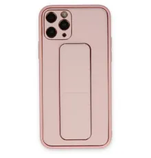 Apple iPhone 11 Pro Kılıf Coco Deri Standlı Kapak - Pembe