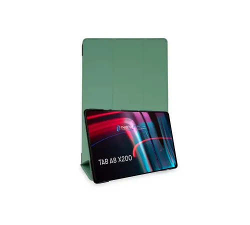 Samsung Galaxy X200 Tab A8 10.5 Kılıf Tablet Smart Kılıf - Koyu Yeşil