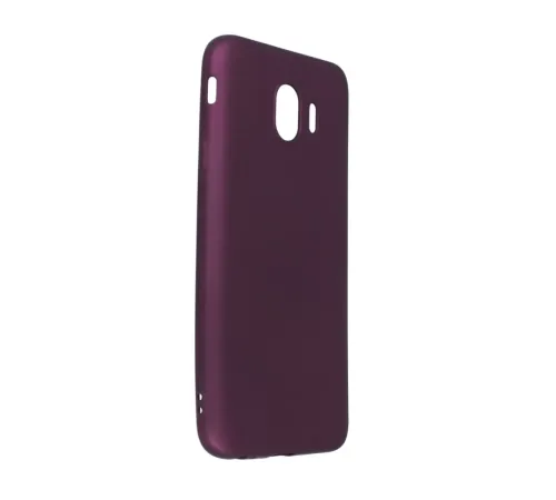 Samsung Galaxy J4 Kılıf First Silikon - Mürdüm