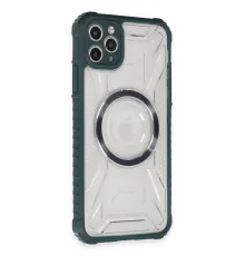 Apple iPhone 11 Pro Max Kılıf Prag Magneticsafe Kapak - Koyu Yeşil