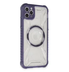 Apple iPhone 11 Pro Max Kılıf Prag Magneticsafe Kapak - Derin Mor