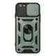 Apple iPhone 6 Kılıf Pars Lens Yüzüklü Silikon - Yeşil