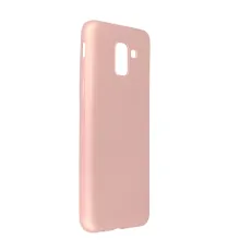 Samsung Galaxy J6 Kılıf First Silikon - Rose Gold
