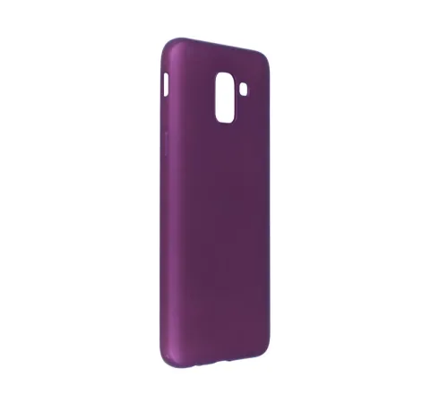 Samsung Galaxy J6 Kılıf First Silikon - Mürdüm