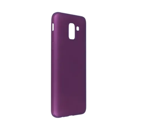 Samsung Galaxy J6 Kılıf First Silikon - Mürdüm