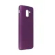 Samsung Galaxy J6 Kılıf First Silikon - Mürdüm