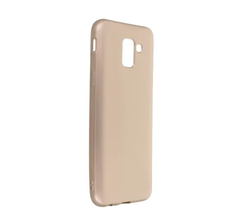 Samsung Galaxy J6 Kılıf First Silikon - Gold