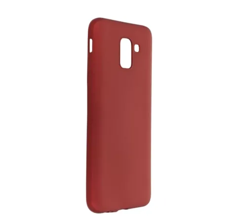 Samsung Galaxy J6 Kılıf First Silikon - Bordo