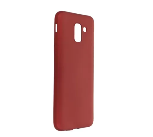 Samsung Galaxy J6 Kılıf First Silikon - Bordo