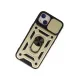 Apple iPhone 14 Kılıf Pars Lens Yüzüklü Silikon - Gold