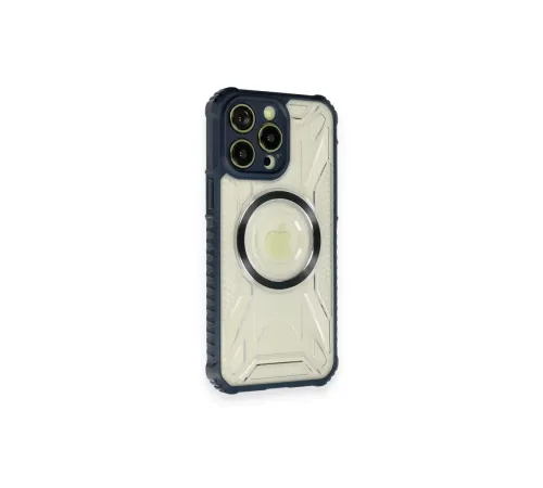Apple iPhone 12 Pro Kılıf Prag Magneticsafe Kapak - Lacivert