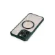 Apple iPhone 12 Pro Kılıf Prag Magneticsafe Kapak - Koyu Yeşil