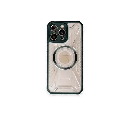 Apple iPhone 12 Pro Kılıf Prag Magneticsafe Kapak - Koyu Yeşil