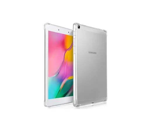 Samsung Galaxy T290 Tab A 8 Kılıf Anti Shock Tablet Silikon - Şeffaf