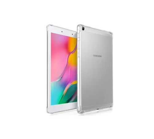 Samsung Galaxy T290 Tab A 8 Kılıf Anti Shock Tablet Silikon - Şeffaf