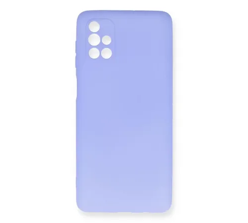 Samsung Galaxy M51 Kılıf First Silikon - Lila