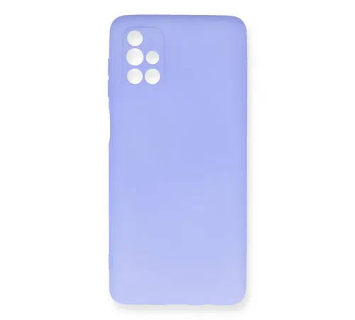 Samsung Galaxy M51 Kılıf First Silikon - Lila