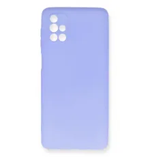 Samsung Galaxy M51 Kılıf First Silikon - Lila
