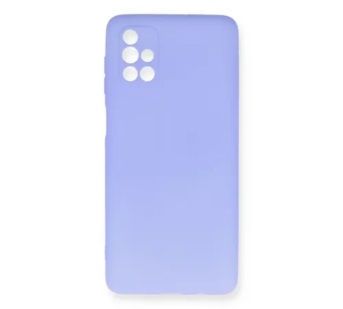 Samsung Galaxy M51 Kılıf First Silikon - Lila