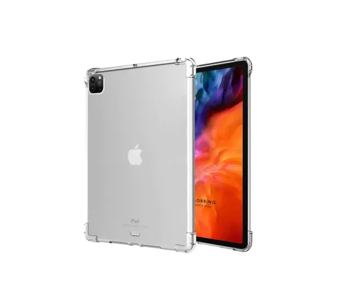 Apple iPad Pro 11 (2018) Kılıf Anti Shock Tablet Silikon - Şeffaf