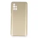 Samsung Galaxy M51 Kılıf First Silikon - Gold