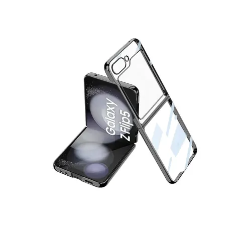 Samsung Galaxy Z Flip 5 Kılıf Fold Element Kapak - Siyah