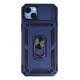 Apple iPhone 14 Plus Kılıf Pars Lens Yüzüklü Silikon - Lacivert