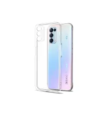 Reno 5 Pro Kılıf Lüx Şeffaf Silikon