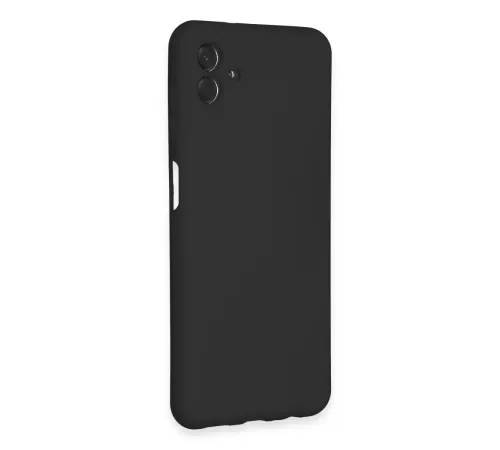 Samsung Galaxy A04E Kılıf Nano içi Kadife Silikon - Siyah