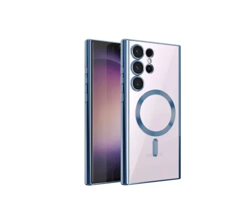 Samsung Galaxy S24 Ultra Kılıf Kross Magneticsafe Kapak - Sierra Blue