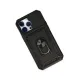 Apple iPhone 14 Pro Kılıf Pars Lens Yüzüklü Silikon - Siyah
