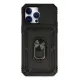 Apple iPhone 14 Pro Kılıf Pars Lens Yüzüklü Silikon - Siyah